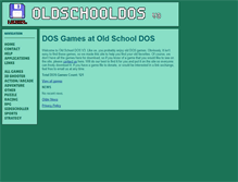 Tablet Screenshot of oldschooldos.com